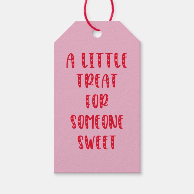 Étiquettes-cadeau Un petit cadeau pour la Saint-Valentin  (Devant)