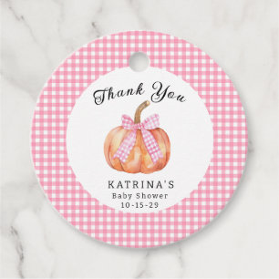 Étiquettes Cadeau Un petit Citrouille est en route Baby shower