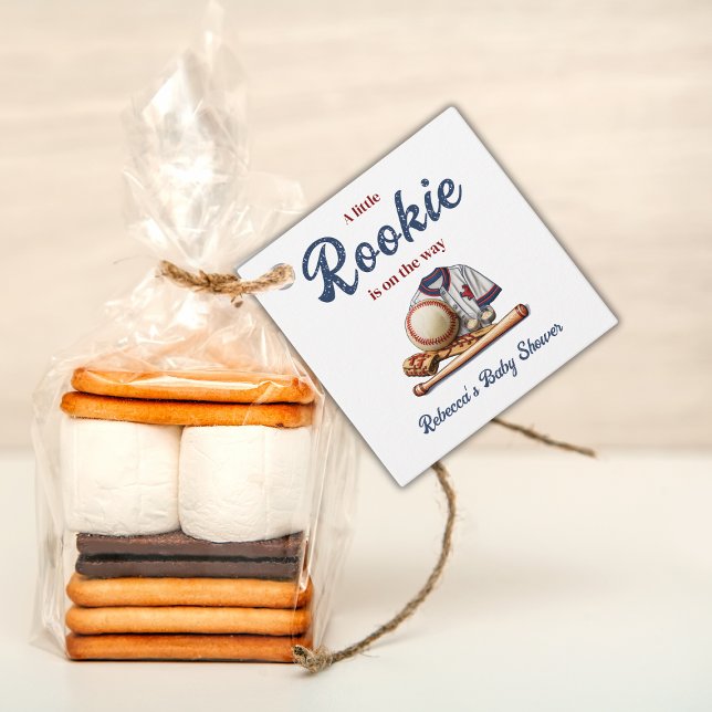 Étiquettes Cadeau Un petit coup de coeur sur le chemin - Baby shower (Créateur téléchargé)