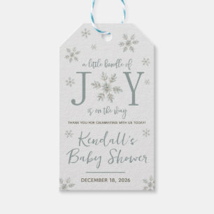 Étiquettes-cadeau Un petit paquet de joie est en route Baby Shower