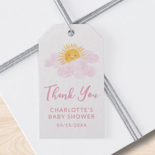 Étiquettes-cadeau Un petit rayon de soleil Remerciement pour Baby Sh