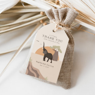 Étiquettes-cadeau Un Peu D'Arachide Safari Desert Baby shower Favo
