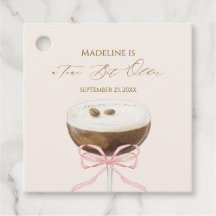Un peu plus âgé Espresso Martini Anniversaire rayé