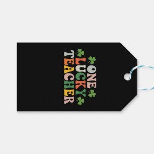 Étiquettes-cadeau Un professeur chanceux enseignant la Saint-Patrick