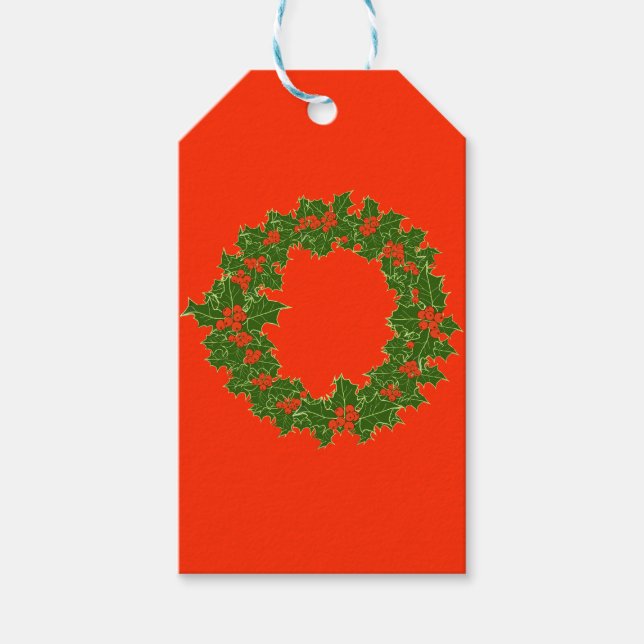 Étiquettes-cadeau Un très joyeux Noël (Devant)