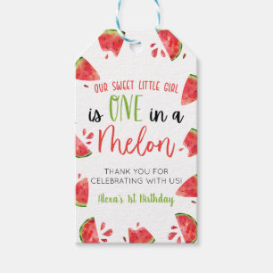 Étiquettes-cadeau Une fête d'anniversaire pour un premier anniversai