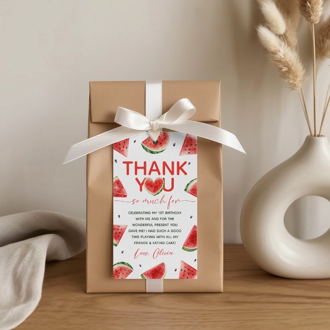 Étiquettes Cadeau Une Pastèque dans une Pastèque (Créateur téléchargé)