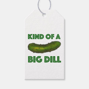 Étiquettes-cadeau Une sorte de Big Dill (Deal) Green Pickle Félicats