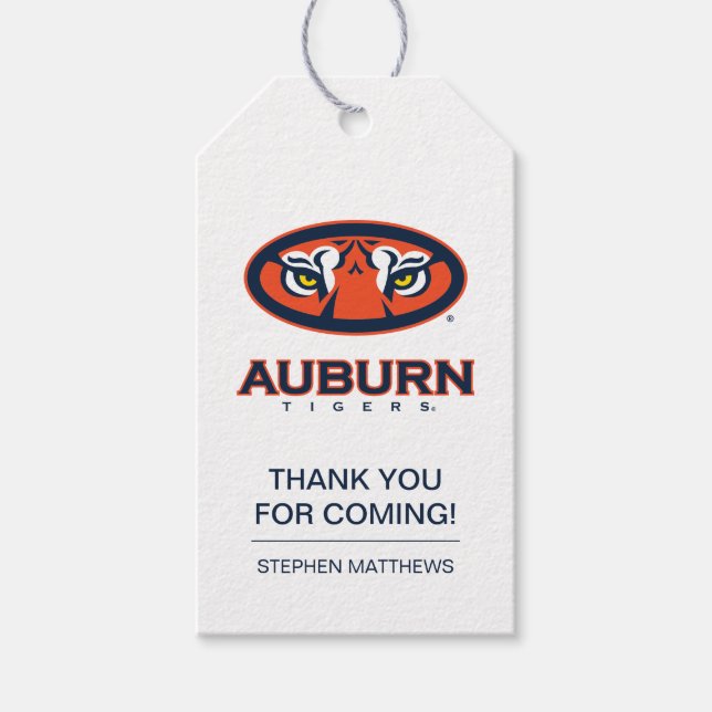 Étiquettes-cadeau Université d'Auburn | Graduation (Devant)