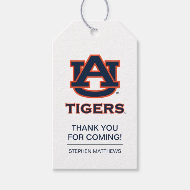 Étiquettes-cadeau Université d'Auburn | Graduation (Devant)