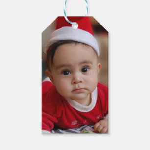 Étiquettes-cadeau Vacances personnalisées de Noël de photo