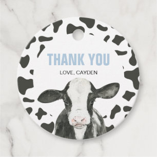 Étiquettes Cadeau Vache sacrée, je suis un anniversaire d'impression