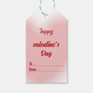 Étiquettes-cadeau valentine 