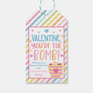 Étiquettes-cadeau Valentine, Vous êtes Les Bombes Tags cadeaux