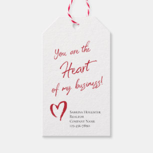 Étiquettes-cadeau Valentine's Day Realtor Marketing