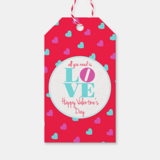 Étiquettes-cadeau Valentines Jour Tags - Tout ce dont vous avez beso