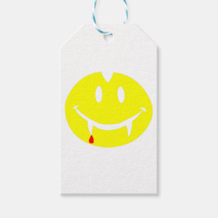 Étiquettes-cadeau vampire emoji dracula