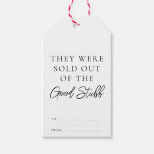 Étiquettes-cadeau Vendu De La Bonne Chose Drôle Noël