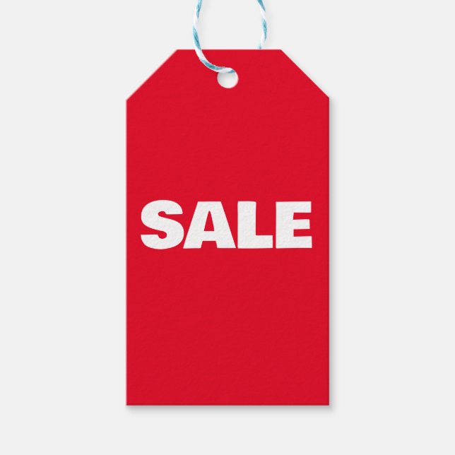 ÉTIQUETTES-CADEAU VENTE RABAIS POUR MAGASIN (Devant)