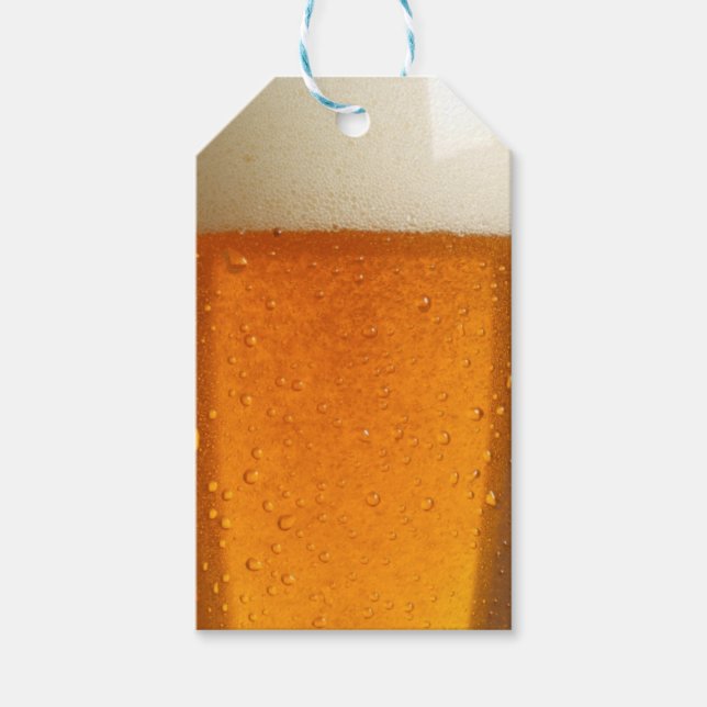 Étiquettes-cadeau Verre de bière (Devant)