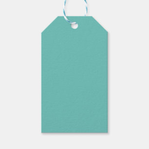 Étiquettes-cadeau Vert clair #6BC388, Demi-cuit
