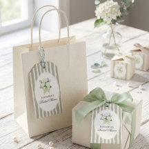 Vert sauge floral vintage simple mariage