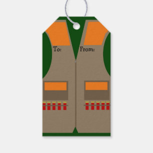 Étiquettes-cadeau Veste de chasse