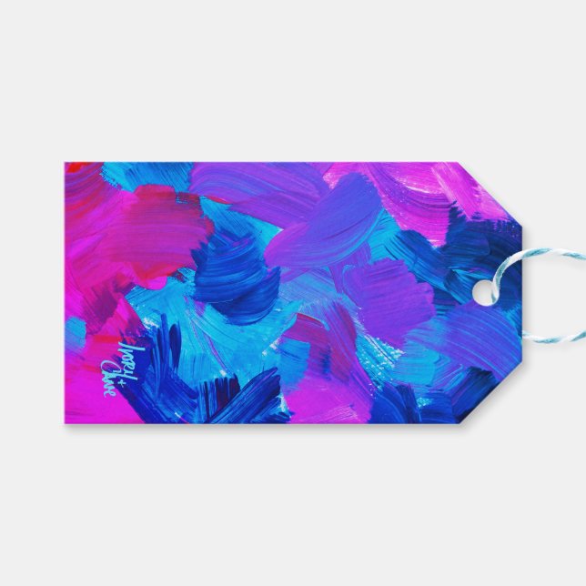 Étiquettes-cadeau Vibes électriques SPWW (Devant (Horizontal))