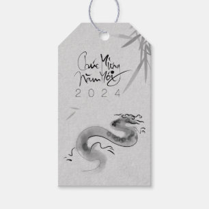 Étiquettes-cadeau Vietnamien Original Dragon Année 2024 personnel GT