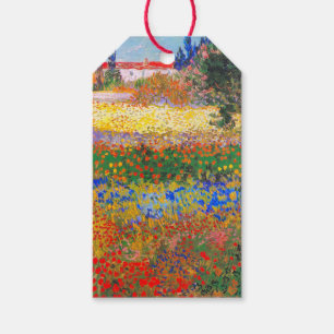 Étiquettes-cadeau Vincent Van Gogh Flower Garden