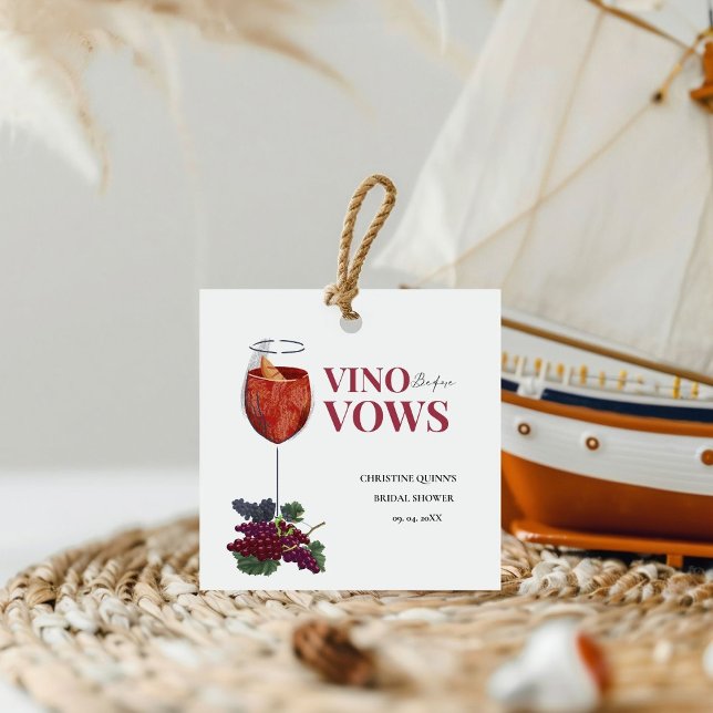 Étiquettes Cadeau Vinow avant voeux WIne Dégustation douche nuptiale (Créateur téléchargé)