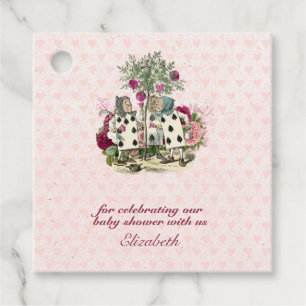 Étiquettes Cadeau Vintage Alice In Wonderland Tea Party BABY SHOWER