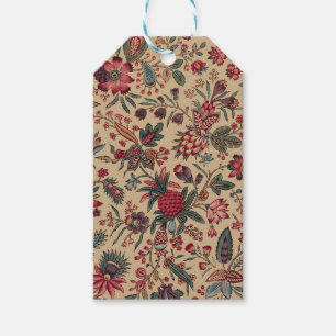 Étiquettes-cadeau Vintage Broderie Antique Florale Ameublement