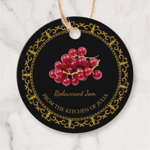Étiquettes Cadeau Vintage confiture de cassis fait maison Hang Tag l