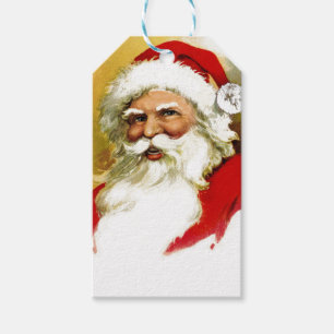 Étiquettes-cadeau Vintage fiasco du père Noël