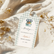 Vintage Frais du Marché Gingram Enterrement de Vie