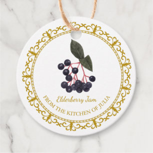 Étiquettes Cadeau Vintage maison confiture aux airelles Hang Tag l B