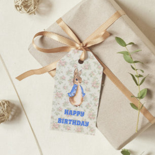 Étiquettes-cadeau Vintage Peter Rabbit Beatrix Potter Floral Kid's