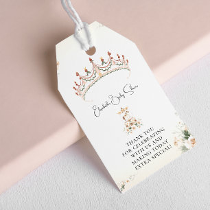 Étiquettes-cadeau Vintage Remerciements pour Baby Shower Petite Pr