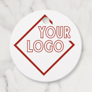 Étiquettes Cadeau Votre logo Design Branding Business Personnalisé