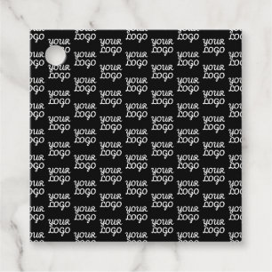 Étiquettes Cadeau Votre logo Simple répétition Motif de logo