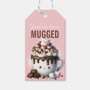 Étiquettes-cadeau Vous avez été assommé Cute Hot Cocoa Clip Art