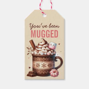 Étiquettes-cadeau Vous avez été assommé mignon vacances au cacao cha
