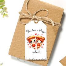 Vous avez une pizza mon coeur Carte Saint Valentin