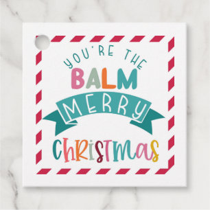 Étiquettes Cadeau vous êtes le baume joyeux cadeau de Noël Note Card