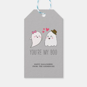Étiquettes-cadeau Vous êtes mon Boo Halloween Kawaii Ghost Cute Simp