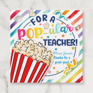 Étiquettes Cadeau vous me faites pop merci popcorn volontaire