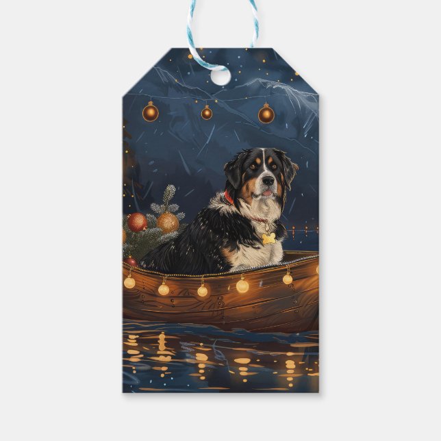 Étiquettes-cadeau Voyage festif de Noël de la Grande Suisse (Devant)