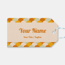 Warm Wave Carte de visite des médias sociaux