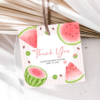 Étiquettes Cadeau Watermelon Baby Shower